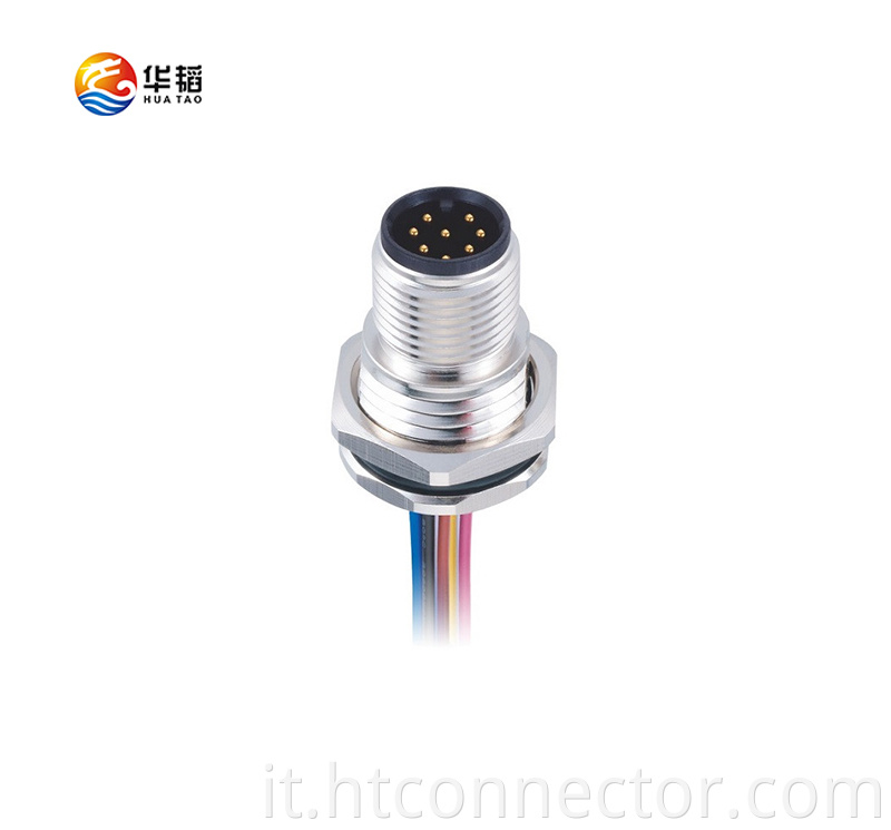 8 core round connector